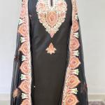 Reyon Cotton Kashmiri Suit with dupatta and Heavy Ari Embroidery