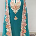 Reyon Cotton Kashmiri Suit with dupatta and Heavy Ari Embroidery
