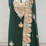 Reyon Cotton Kashmiri Suit with dupatta and Heavy Ari Embroidery