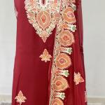 Reyon Cotton Kashmiri Suit with dupatta and Heavy Ari Embroidery