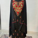 Pure Poly Wool Kashmiri Ari Work Full Suit With Stole (Gala+Boti) light weight