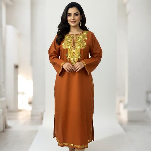 Wool Winter Kashmiri Ari work Pheran