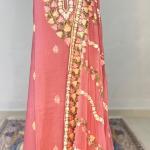 Reyon Cotton Kashmiri Suite with Stole and Heavy Ari Embroidery