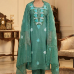 pure Upada silk suit with ari work dupatta and heavy embroidery