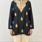 Reyon cotton kashmiri short kurti top