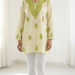 Reyon cotton kashmiri short kurti top